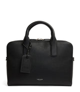 Harrods Emporio Armani Leather Briefcase, H28cm x W39cm x D5cm- Buy online at McGrocer