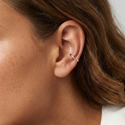 Superdrug MUCHV Thin Ear Cuffs in Sterling Silver- Buy online at McGrocer