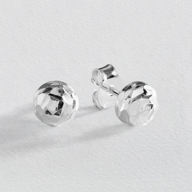 Revere diamond-cut stud earrings (British brand)
