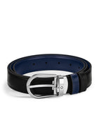 Montblanc leather reversible horseshoe belt 3cm - British product