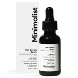 Minimalist hair density serum for growth, imported from the UK