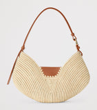 LOEWE medium raffia swing shoulder bag, UK version