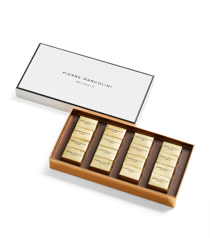 Pierre Marcolini chocolates selection box 16-piece 130g (British brand)