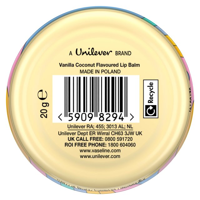 Vaseline Ltd Edition Vanilla Daydream Lip Tin   20g GOODS M&S