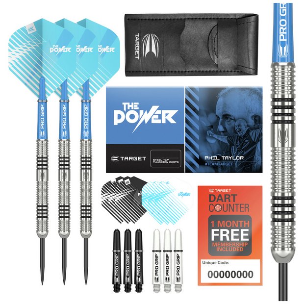 Target Phil Taylor 23g tungsten darts set (British brand)