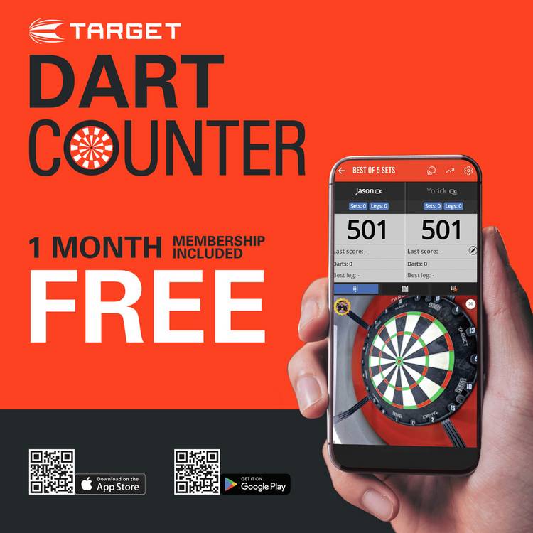 Target Phil Taylor 23g tungsten darts set (British brand)