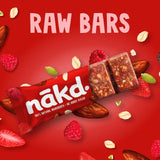 nakd. Fruit & Fibre Strawberry & Raspberry Multipack 3 x 44g