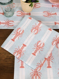Avalon Home blue striped lobster table runner, imported from the UK