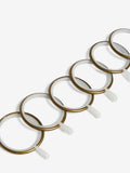 Antike Messing-Vorhangringe 28 mm Durchmesser - Britisches Produkt