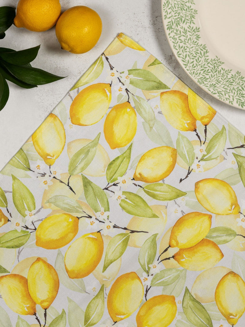 Avalon Home lemon cotton napkins 45cm (British brand)