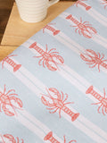 Avalon Home blue striped lobster tea towel 45x68cm, imported from the UK