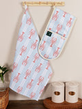 Avalon Home blue striped lobster tea towel 45x68cm, imported from the UK