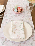 Avalon Home white bunnies and bows table runner 32x230cm - British product