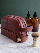 Next Posh Totty Designs Personalised Leather Base Pocket Wash Bag- Buy online at McGrocer