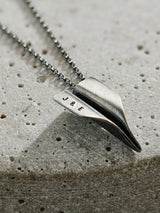 Next Posh Totty Designs Personalised Oxidised Paper Plane Necklace 20 Inch- Buy online at McGrocer