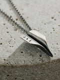 Posh Totty Designs oxidised paper plane necklace, imported from the UK