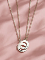 Next Posh Totty Designs Sterling Silver Personalised Connection Necklace Set- Buy online at McGrocer