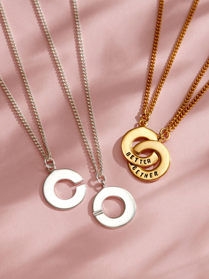 Posh Totty Designs personalised sterling silver necklace, UK version