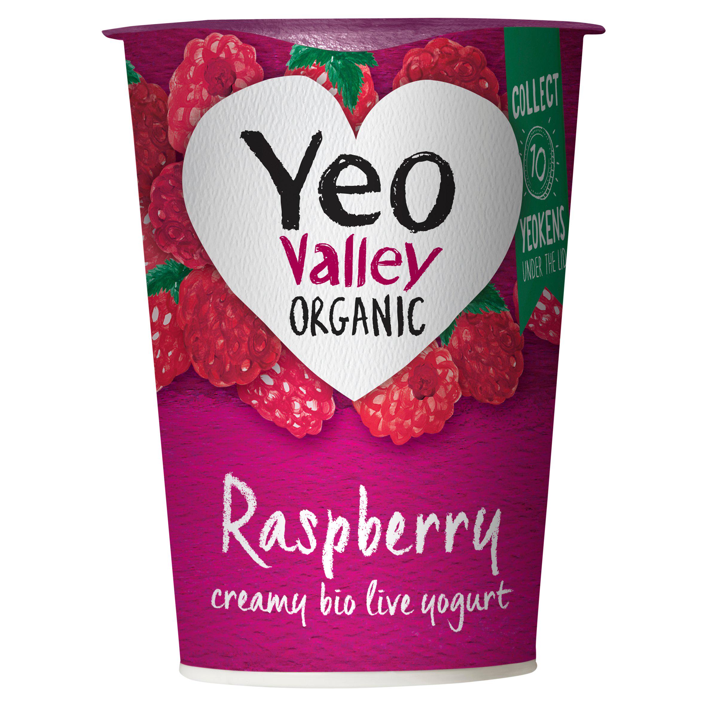Yeo Valley Organic Raspberry Yogurt 450g GOODS Sainsburys