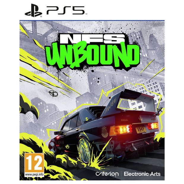 Need for Speed Unbound PS5 racing game disc (British brand)