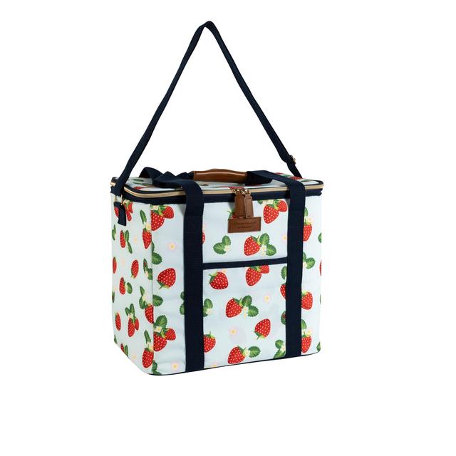 Summerhouse Strawberries & Cream Insulated 20L Cool Bag Aqua GOODS M&S