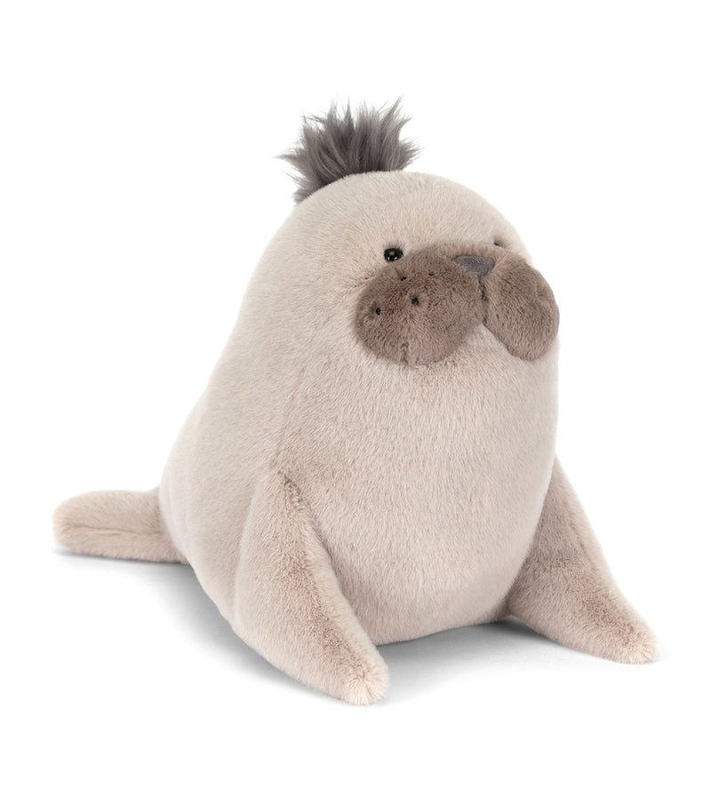 Jellycat Roarwell Sea Lion 20cm plush toy, imported from the UK