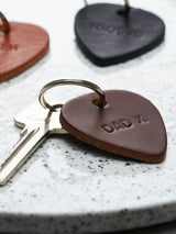 Next Personalised Leather Plectrum Keyring- Buy online at McGrocer