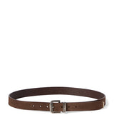 Harrods Brunello Cucinelli Reversed Leather Belt 2.5cm- Buy online at McGrocer