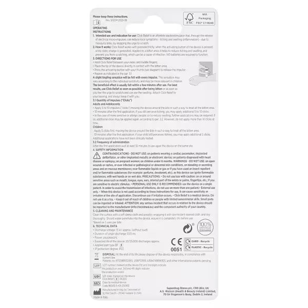 Superdrug Buzz Off Mosquito Bite Relief (British brand)