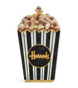 Harrods Judith Leiber Popcorn Crystal Clutch Bag, 14cm x 14cm x 10cm- Buy online at McGrocer