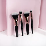 Brushworks Travel Makeup Brush Set 4pc Mini, UK version