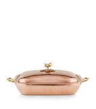 Ruffoni hammered copper oval casserole 38cm, imported from the UK