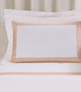 Harrods Frette Cotton Breeze Border Oxford Pillowcase (51cm x 71cm)- Buy online at McGrocer