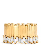 Harrods Suzanne Kalan Yellow Gold and Diamond Milli Stacker Eternity Ring (Size 7)- Buy online at McGrocer