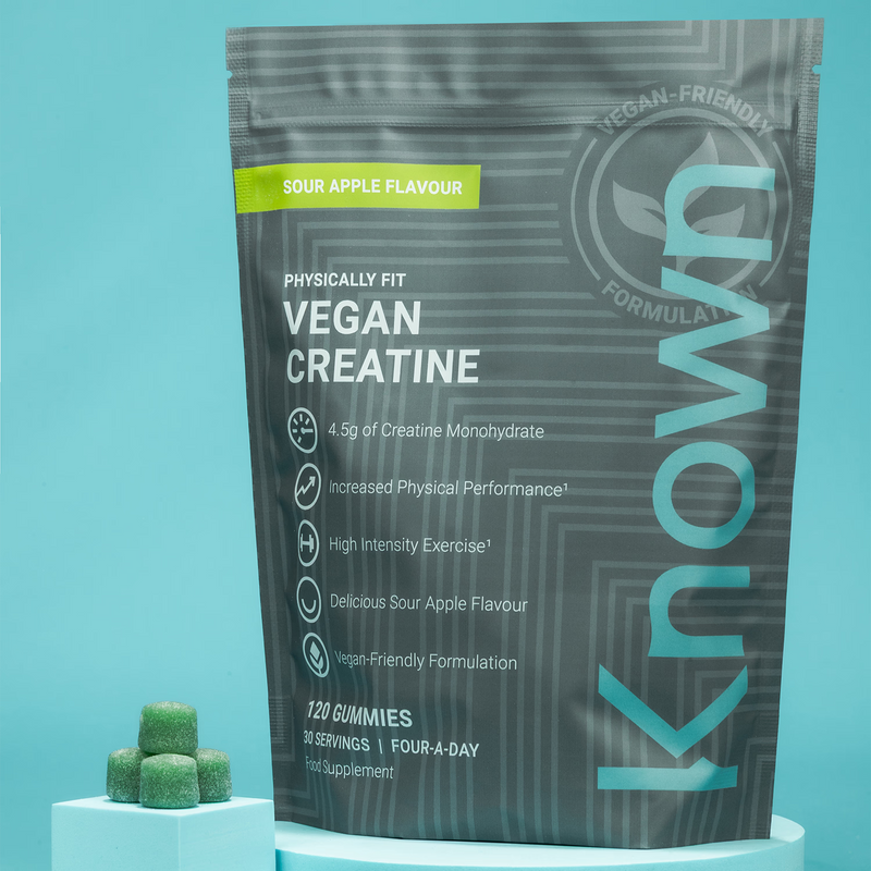 Known Creatine Gummies Sour Apple Flavour 120 Gummies - British product