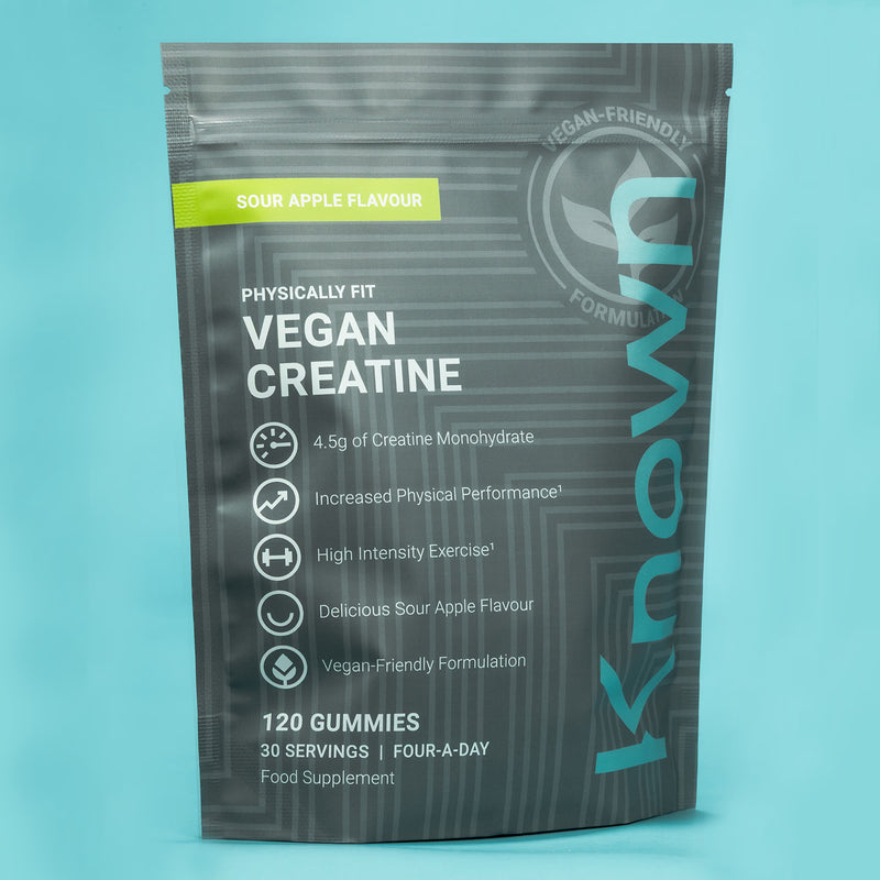 Known Creatine Gummies Sour Apple Flavour 120 Gummies - British product