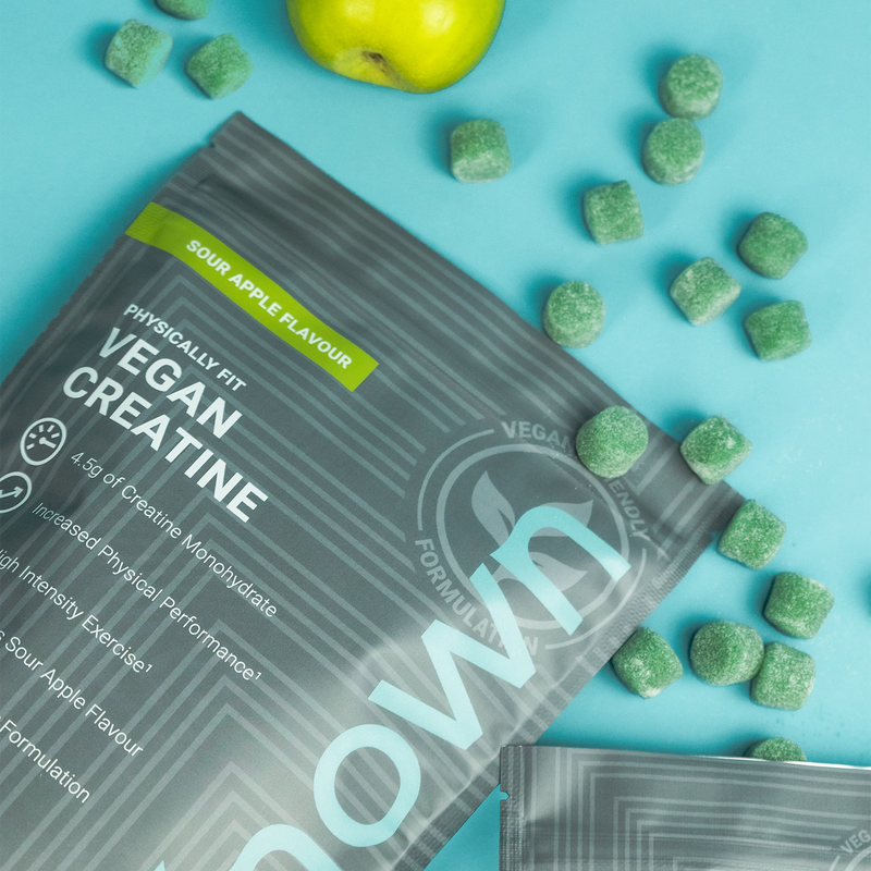 Known Creatine Gummies Sour Apple Flavour 120 Gummies - British product