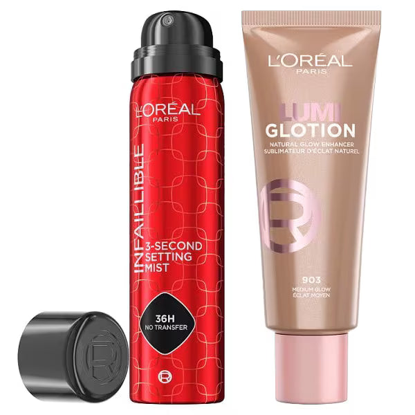 L'Oréal Paris Setting Spray Duo Medium Glow, UK version