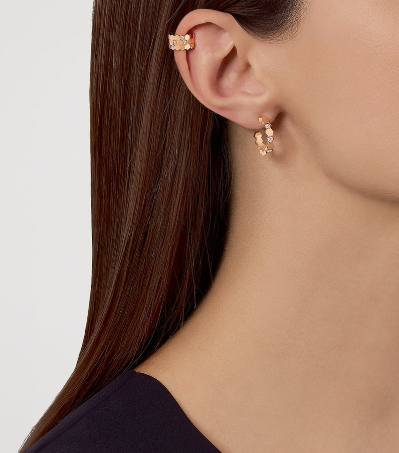 Chaumet Bee de Chaumet white gold diamond stud earrings - British product