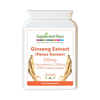 Supplement Place Panax Korean Ginseng capsules 20% ginsenosides 60 caps, UK version