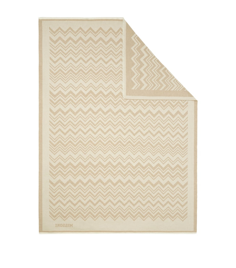 Missoni Home Virgin Wool-Cashmere Cortina throw 144cm x 186cm, UK version