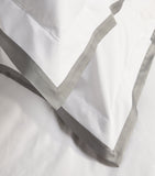 Celso De Lemos square pillowcase with contrasting trims, 65cm x 65cm - British product