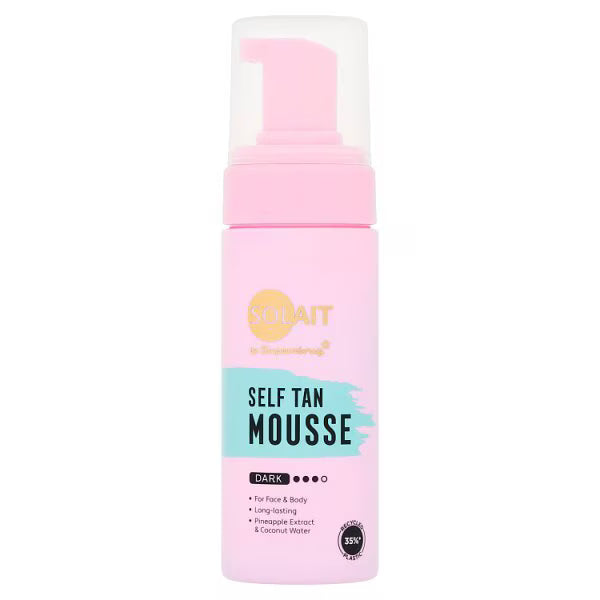 Solait self tan mousse dark 150ml (British brand)