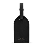 Smythson leather Panama luggage tag (British brand)