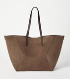 Brunello Cucinelli large suede duo tote bag (British brand)