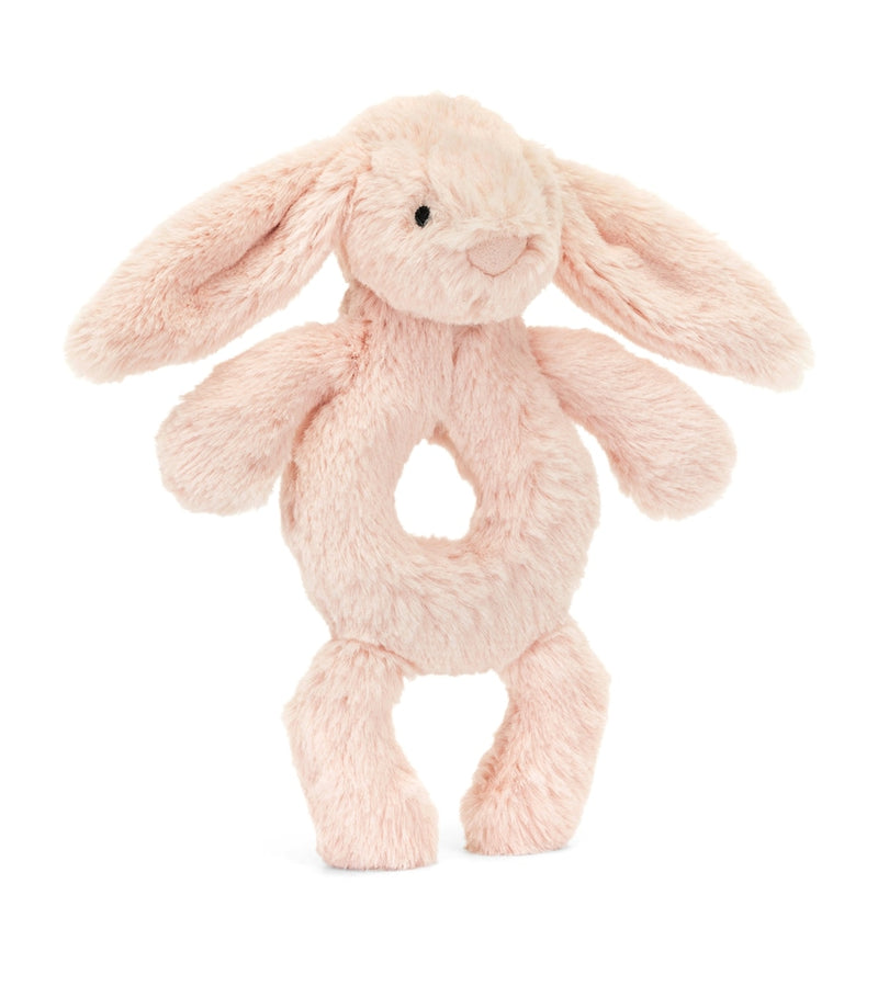 Jellycat Bashful Bunny Ring Rattle, UK version