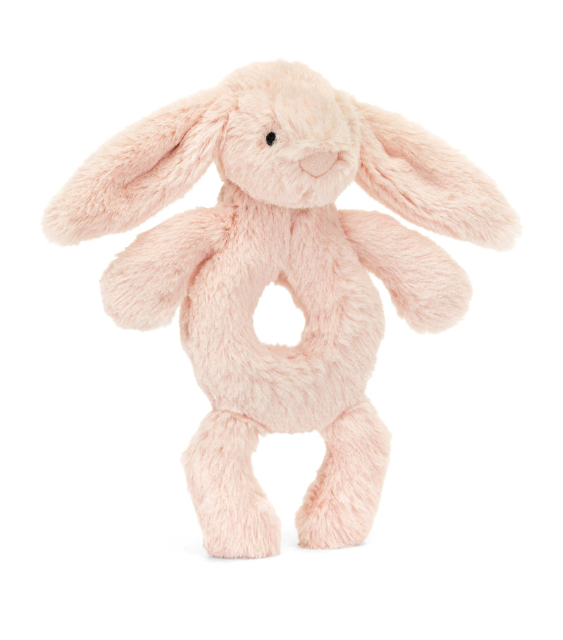 Jellycat Bashful Bunny Ring Rattle, UK version