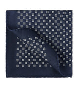 Harrods Brunello Cucinelli Silk Printed Pocket Square 35cm x 35cm- Buy online at McGrocer