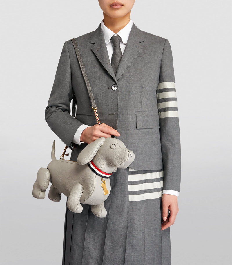 Thom Browne Mini Hector cross-body bag in leather imported from the UK