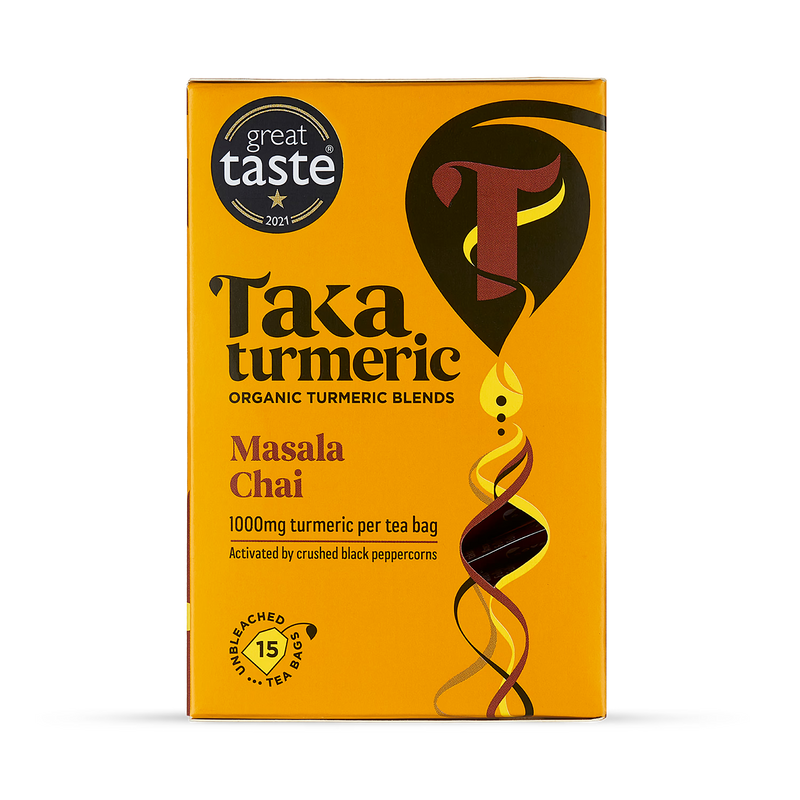 Taka Turmeric masala chai turmeric tea 15 teabags - British product